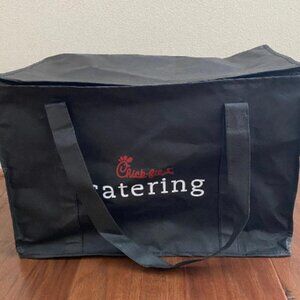 Chick Fil A Catering Tote Bag L22 x W12 x H14 Large Handles Lightweight Zippered